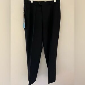 Marks & Spencer Tailoring Tailored Fit Flat Front Stretch Trousers New with Tags